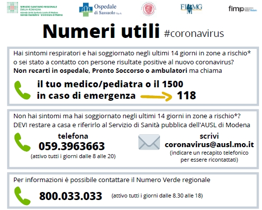 NUMERI UTILI